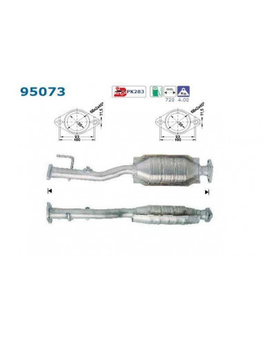 Catalyseur Toyota RAV 4 2.0i 16V 130CV (94-96)