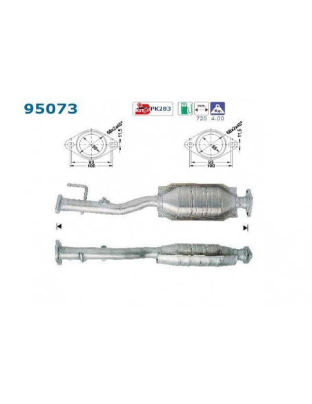 Catalyseur Toyota RAV 4 2.0i 16V 130CV (94-96) Catalyseur Toyota RAV 4 2.0i 16V 130CV (94-96)