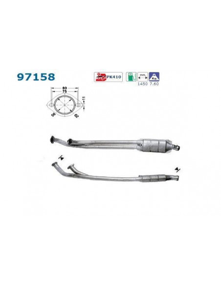 Catalyseur VOLVO 960 2.5i 3.0i 24V (90-97)