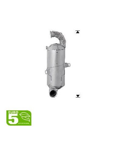 FAP - Catalyseur + Filtre à Particules Citroen BERLINGO C3 C4 C-ELYSEE DS3 DS4 1.6TD HDI FAP (10-) EURO 5