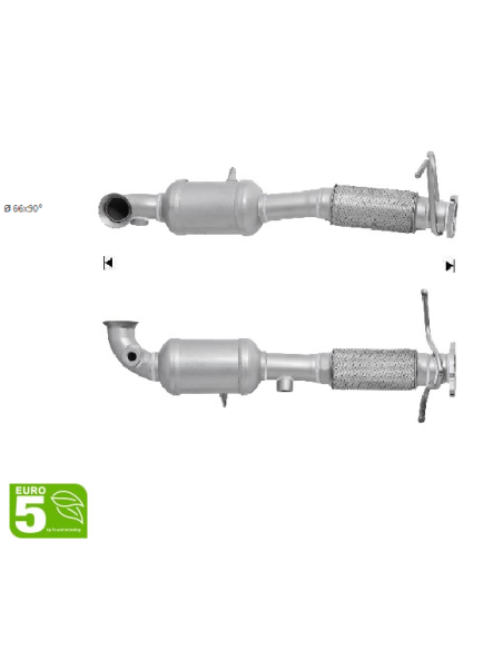 Catalyseur Ford KUGA 2.0 TD / TDCi (10-12) EURO 5 Catalyseur Ford KUGA 2.0 TD / TDCi (10-12) EURO 5