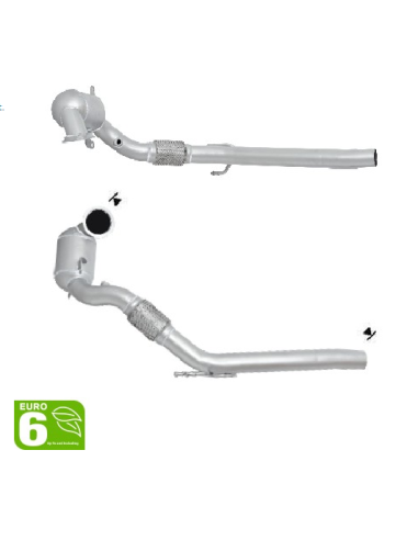 Catalyseur Audi A3 Seat LEON Skoda OCTAVIA SUPERB Volkswagen PASSAT 1.8i 2.0i 16V TFSI (12-) EURO 6