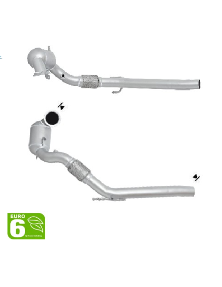 Catalyseur Audi A3 Seat LEON Skoda OCTAVIA SUPERB Volkswagen PASSAT 1.8i 2.0i 16V TFSI (12-) EURO 6 Catalyseur Audi A3 Seat LEON Skoda OCTAVIA SUPERB Volkswagen PASSAT 1.8i 2.0i 16V TFSI (12-) EURO 6