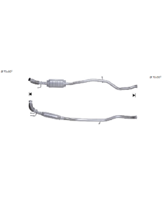 Catalyseur Peugeot 206 2.0 TD Hdi (00-05)