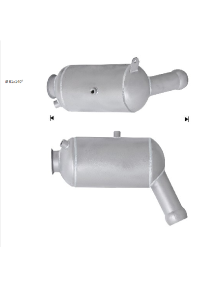 Catalyseur Mercedes CLS320D CLS350D E280TD E300TD E320TD 3.0 TD CDI V6 (05-11)