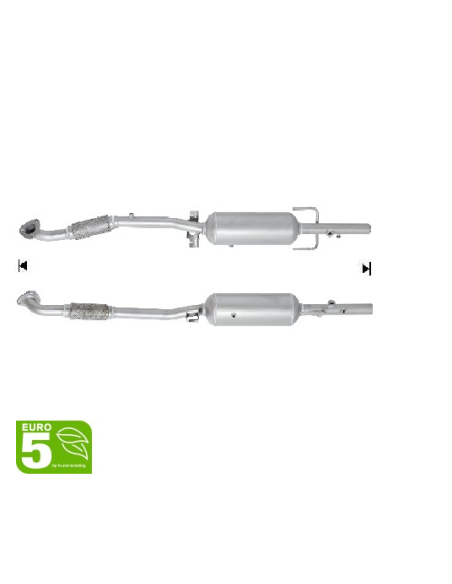 FAP - Catalyseur + Filtre à Particules Opel ASTRA ZAFIRA 1.7 CDTi (06-11) EURO 4
