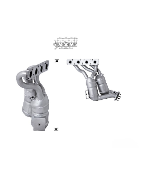 Catalyseur BMW 120i E87 320i E90 E91 E92 (04-07)