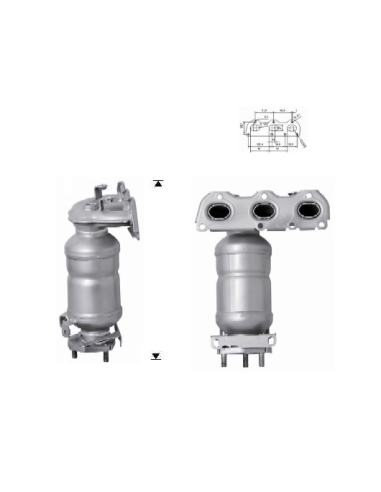 Catalyseur IBIZA ROOMSTER FABIA POLO 1.2i 12V (05-09)