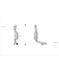 Catalyseur MITO YPSILON Fiat 500 PANDA PUNTO 0.9i (11-) EURO 6