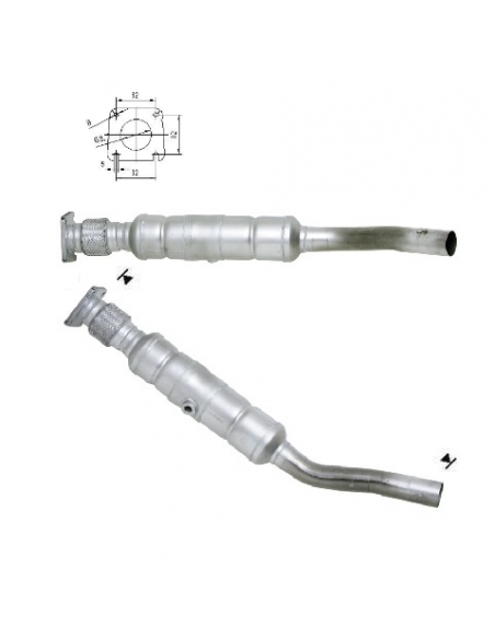 Catalyseur Chrysler PT CRUISER 2.0i 2.4i 16V (00-10)