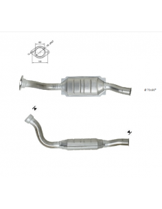 Catalyseur Evasion Jumpy Scudo Ulysse Zeta 806 Expert 2.0 TD HDI (99-00)