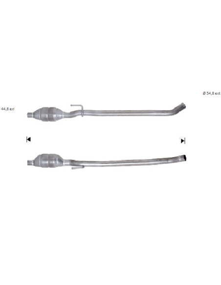 Catalyseur Jumpy Scudo Expert 1.9D LWB 69CV (01-)