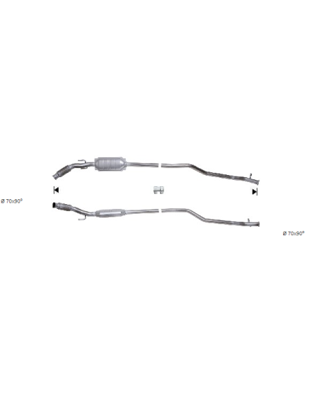 Catalyseur Citroen XSARA PICASSO 2.0HDI (03-06) Catalyseur Citroen XSARA PICASSO 2.0HDI (03-06)