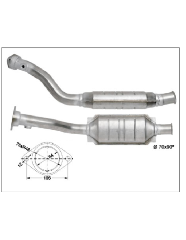 Catalyseur Citroen XANTIA 2.0i Turbo (95-99)
