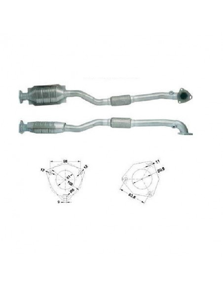 Catalyseur Daewoo LEGANZA 2.2i 16V (99-) Catalyseur Daewoo LEGANZA 2.2i 16V (99-)