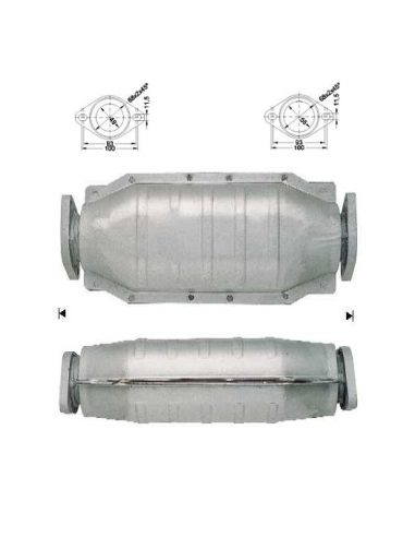 Catalyseur Daihatsu FEROZA 1.6i 16V 95CV (93-98)