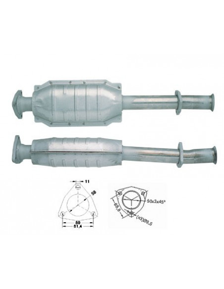 Catalyseur Lancia THEMA Fiat CROMA 2.0ie (86-96) Catalyseur Lancia THEMA Fiat CROMA 2.0ie (86-96)