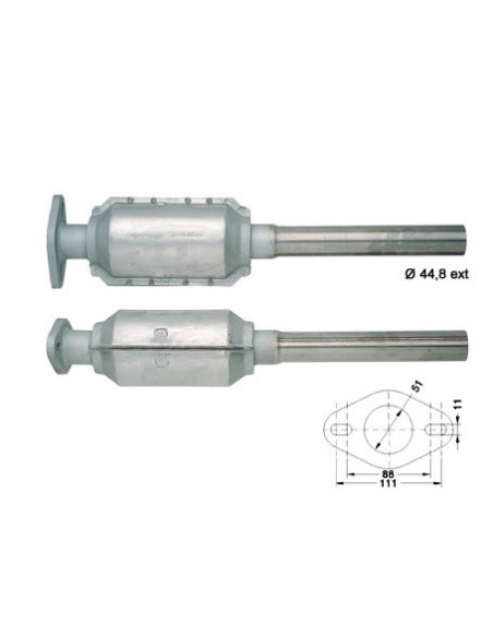 Catalyseur Fiat PUNTO 75 1.2i (95-98) Catalyseur Fiat PUNTO 75 1.2i (95-98)