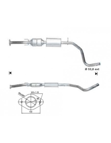 Catalyseur Fiat STILO 1.9TD JTD (02-)