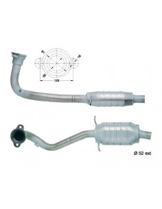 Catalyseur Ford FIESTA 1.6i 16V 90CV (94-95)