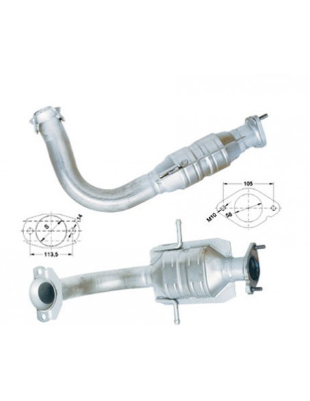 Catalyseur Ford MONDEO 1.8TD 88CV (93-96) Catalyseur Ford MONDEO 1.8TD 88CV (93-96)
