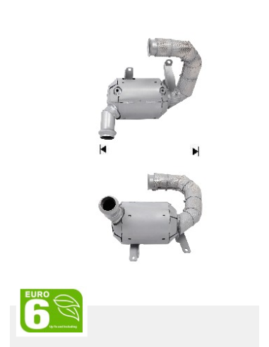 Catalyseur Citroen C4 PICASSO DISPATCH JUMPY SPACETOURER 2.0TD HDI DPF (13-) EURO 6