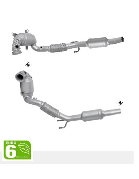 Catalyseur Audi Q2 Seat ATECA Skoda KAROQ Volkswagen T-ROC 1.0i TSI (16-) EURO 6 Catalyseur Audi Q2 Seat ATECA Skoda KAROQ Volkswagen T-ROC 1.0i TSI (16-) EURO 6