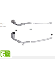 Catalyseur A3 QUATTRO ATECA LEON KAROQ OCTAVIA GOLF VII 1.8i 2.0i TFSI (14-) EURO 6