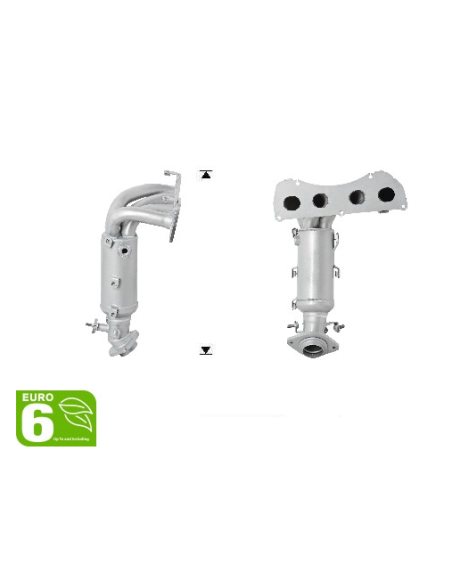 Pré-Catalyseur Lexus NX 330h Toyota RAV 4 2.5VVti 16v Hybrid (14-18) EURO 6