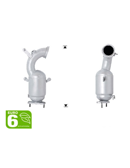 Catalyseur Alfa Romeo GIULIETTA MITO Chrysler JEEP RENEGADE Fiat 500X 1.4i TB (13-) EURO 6 Catalyseur Alfa Romeo GIULIETTA MITO Chrysler JEEP RENEGADE Fiat 500X 1.4i TB (13-) EURO 6