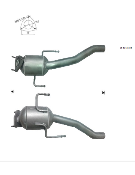 Catalyseur Porsche CAYENNE S 4.5i V8 GAUCHE (03-06) Catalyseur Porsche CAYENNE S 4.5i V8 GAUCHE (03-06)