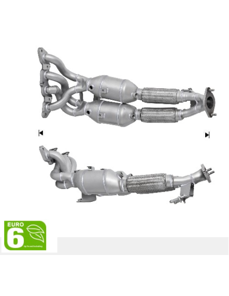Catalyseur FORD C-MAX FOCUS 1.6i TI-VCT (14-20) EURO 6