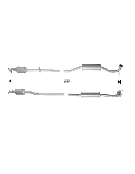 Catalyseur Mitsubishi ASX 1.6i 16V (10-12) EURO 5