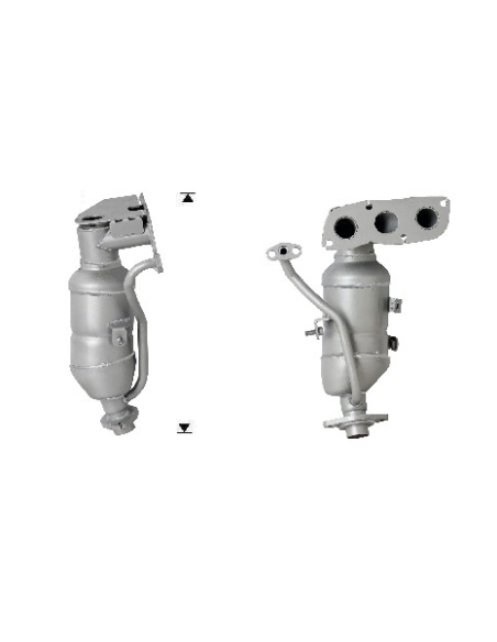 Catalyseur Toyota YARIS 1.0i VVTI 12V  (11-14) Catalyseur Toyota YARIS 1.0i VVTI 12V  (11-14)