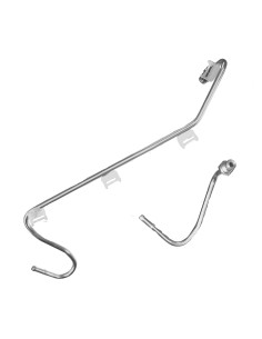 2 Tuyaux de Pression Avant / Arrière VOLKSWAGEN CARAVELLE MULTIVAN TRANSPORTER 2.5 TDI (03-09)