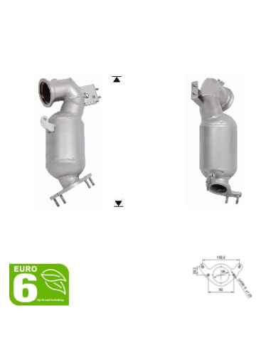 Catalyseur Opel ASTRA 1.4i Turbo 16V (15-) EURO 6