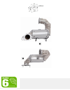 Catalyseur RENAULT ESPACE KADJAR MEGANE TALISMAN 1.6i Tce 16V (15-) EURO 6