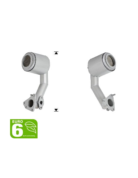 Pré-Catalyseur Nissan JUKE PULSAR QASHQAI X-TRAIL 1.6i DIG-T16V (14-) EURO 6