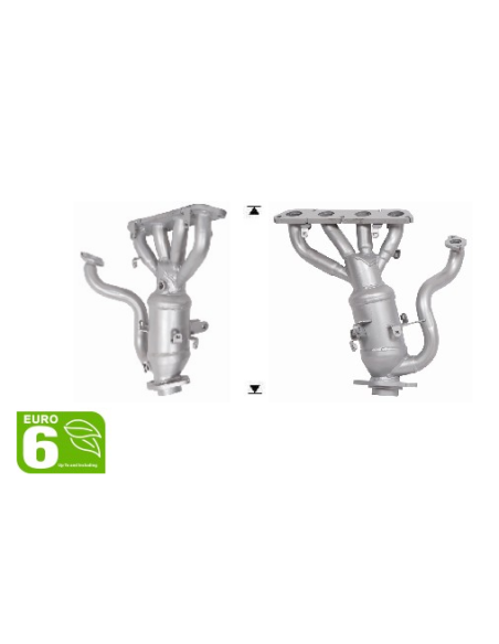 Pré-Catalyseur Toyota C-HR COROLLA PRIUS 1.8i 16V (15-) EURO 6