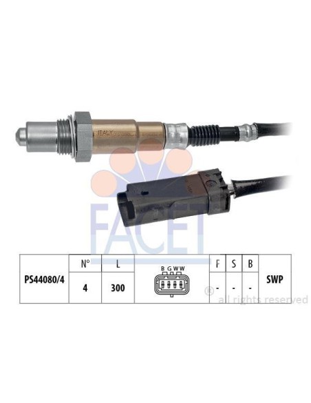 Sonde Lambda BERLINGO C3 C4 DS3 DS4 1.2 essence