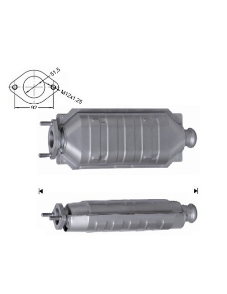 Catalyseur Hyundai MATRIX 1.5CRDI 110cv (04-08)