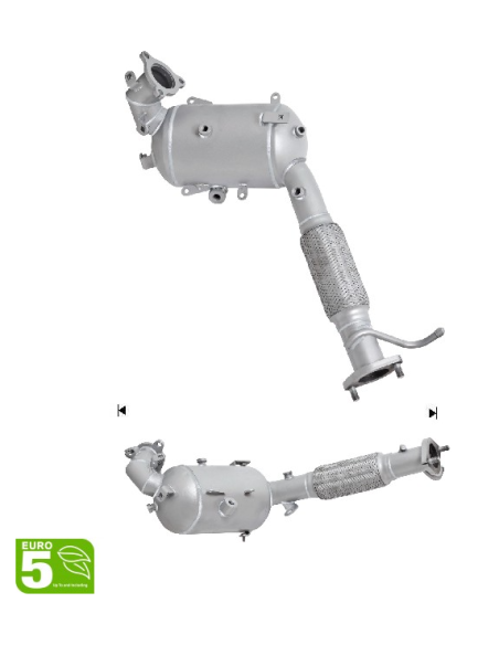 Catalyseur + FAP Mitsubishi ASX OUTLANDER 1.8 TD 2.2 TD Di-D (12-15)