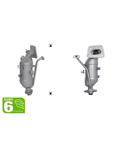 Pré-Catalyseur Citroën C1 Peugeot 108 Toyota AYGO YARIS 1.0i 12V (18-) EURO 6