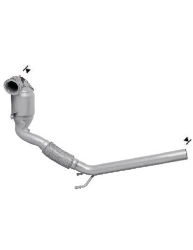 Catalyseur A3 LEON OCTAVIA GOLF VII 1.4 TSI 16V (12-) EURO 6