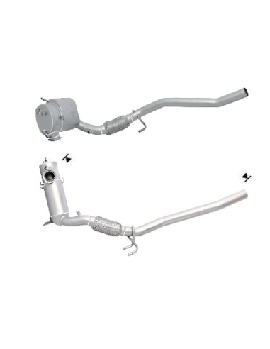Catalyseur + FAP Volkswagen CADDY CC GOLF PLUS GOLF 6 JETTA PASSAT NEW BEETLE TOURAN 1.6 2.0 (08-)EURO 5