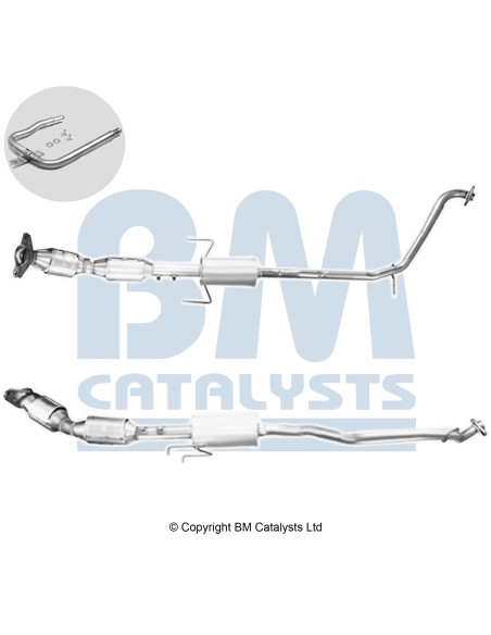 catalyseur + Plaque de protection Antivol Catalyseur Toyota PRIUS 1.8 HYBRID (09-16)