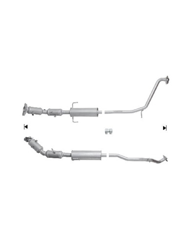 Catalyseur + Plaque de protection Antivol Catalyseur Toyota AURIS 1.8 HYBRID (10-12)