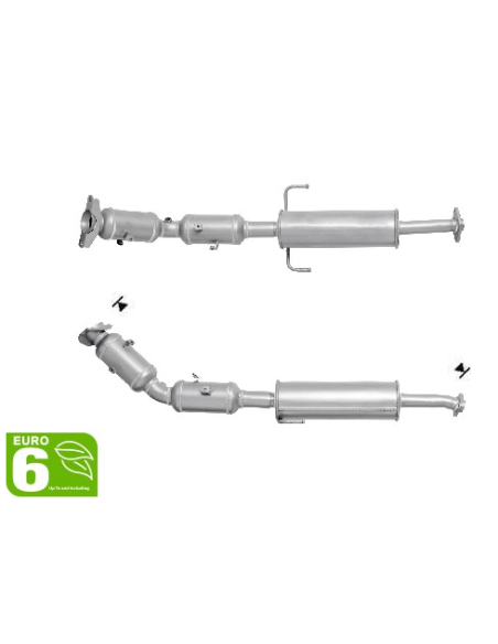 Catalyseur + Plaque de protection Antivol Catalyseur Toyota AURIS 1.8 HYBRID (12-) EURO 6