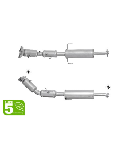 Catalyseur + Plaque de protection Antivol LEXUS CT 200H 1.8I VVTI (10-) EURO 5