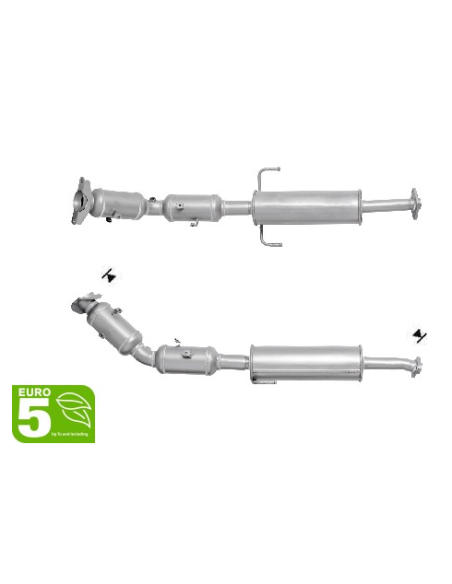 Catalyseur + Plaque de protection Antivol LEXUS CT 200H 1.8I VVTI (10-) EURO 5